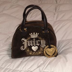 Juicy Couture Vintage Velour bowling bag.